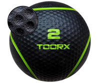 Toorx Fitness Medicine Ball - Noir/Vert - 2 kg