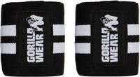 Gorilla Wear Ankle Wraps - Black/White