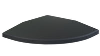 Flow Fitness Corner Profile Rubber Tile With Waterproof SBR Layer - 20 x 20 x 2 cm