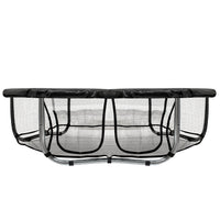 VirtuFit Trampolinerok met Opbergvak - Veiligheidsnet - 251 cm