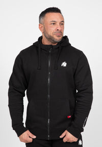 Gorilla Wear Leon Zipped Hoodie - Zwart