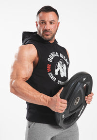 Gorilla Wear Marshall Sweat à Capuche Sans Manche - Noir