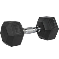 VirtuFit Haltère Hexa Pro - Dumbbell - 17,5 kg - Par Pièce