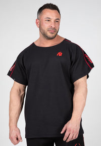 Gorilla Wear Buffalo Old School Workout Top - Noir/Rouge