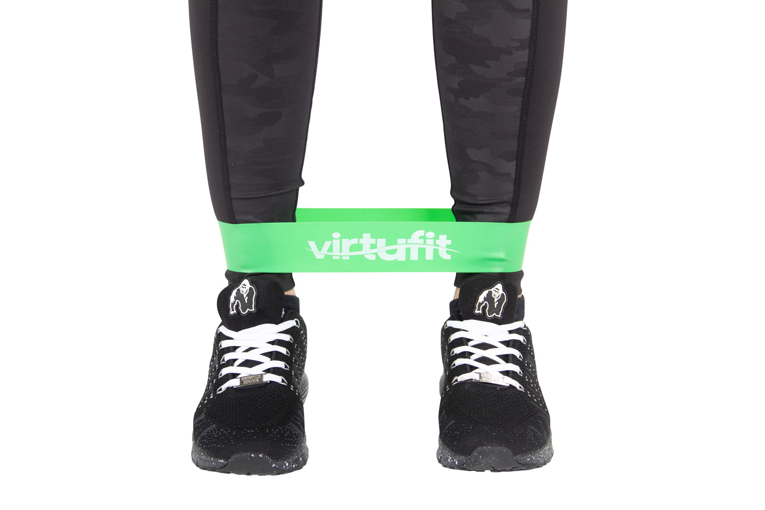 VirtuFit Mini Band - Weerstandsband - Fitness Elastiek - Medium - Groen