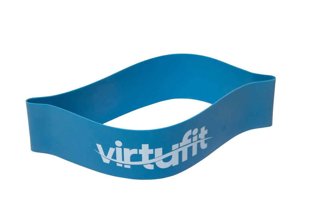 VirtuFit Mini Band - Bande de résistance - Fitness Elastique - Solide - Bleu