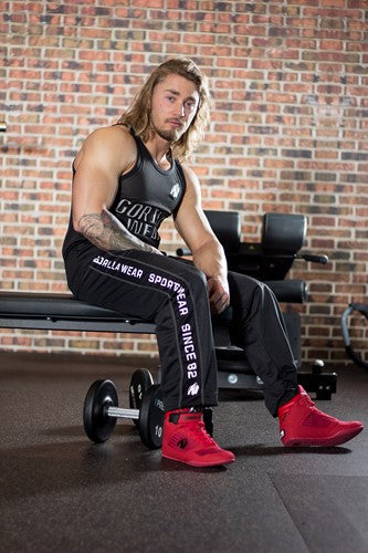 Gorilla Wear Functional Mesh Trainingsbroek - Zwart/Rood