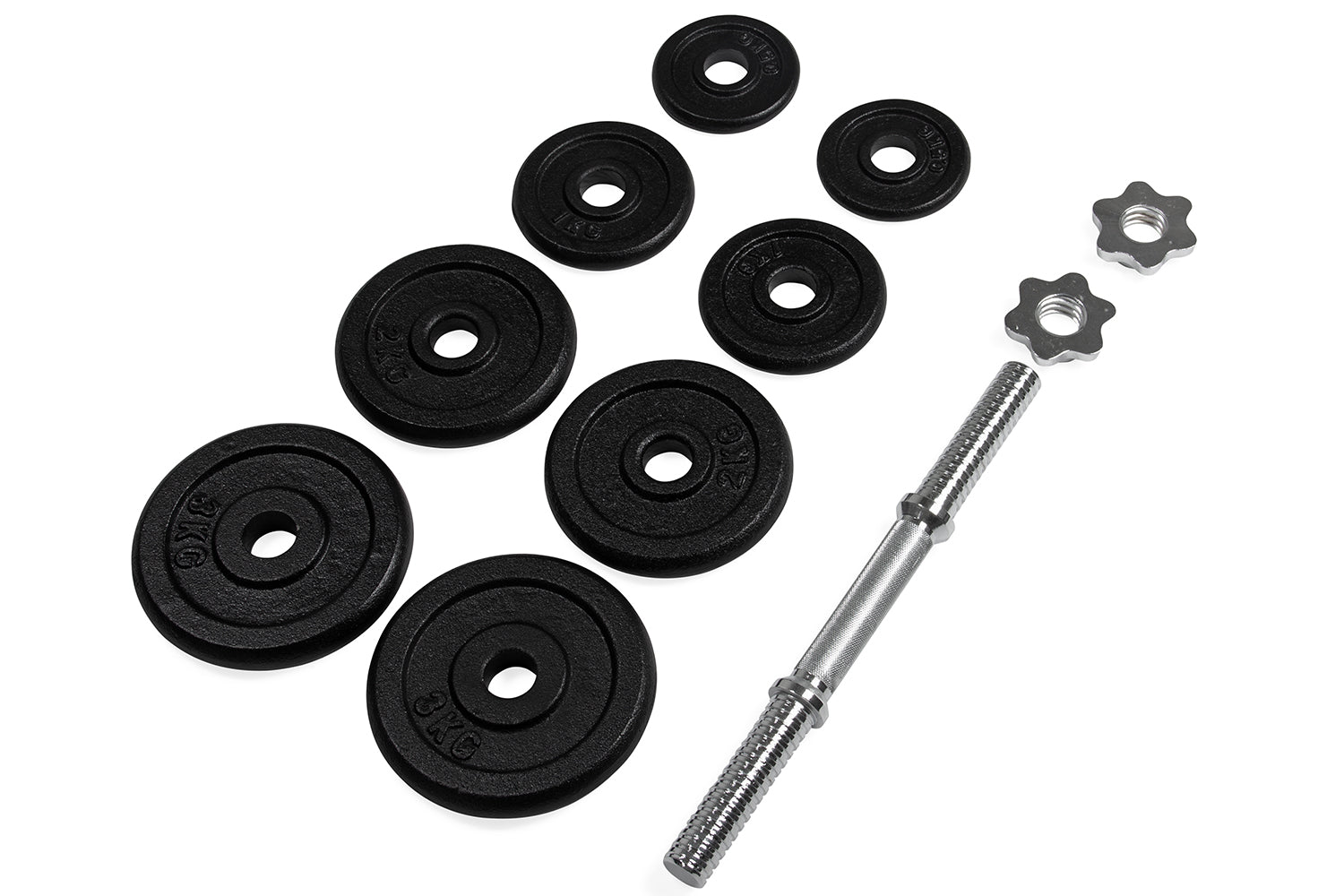 VirtuFit Adjustable Dumbbell Set Pro - Ensemble d'haltères - Fonte - 1 x 15 kg