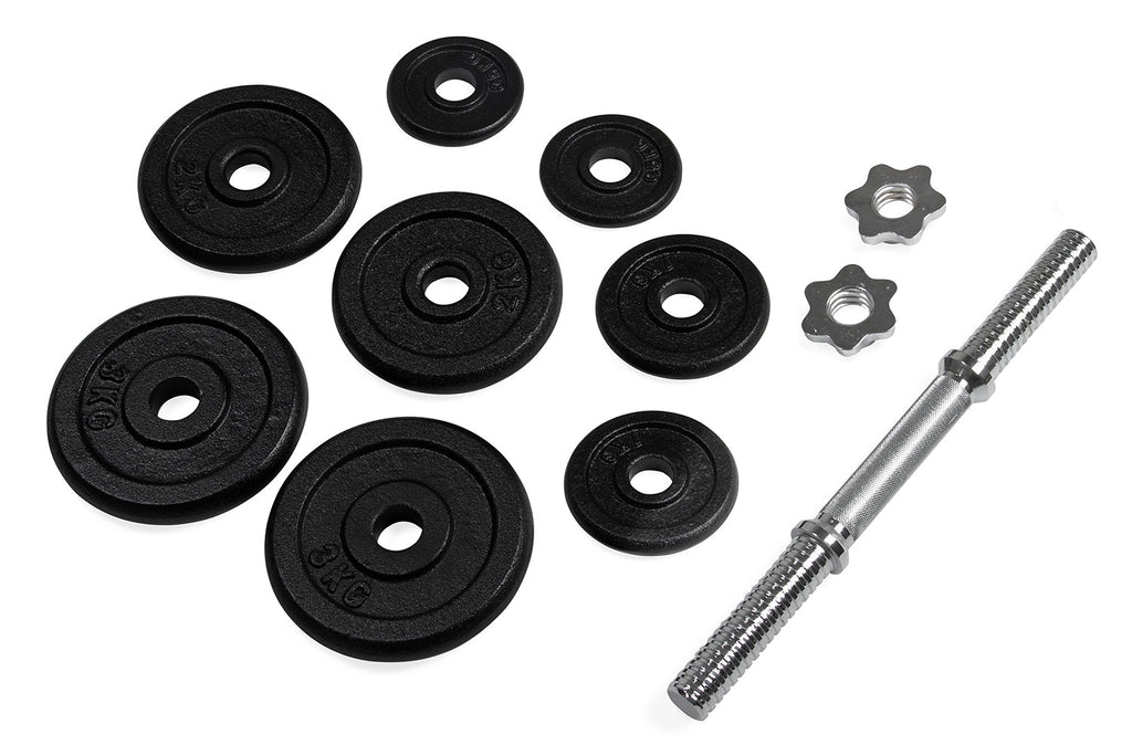VirtuFit Adjustable Dumbbell Set Pro - Ensemble d'haltères - Fonte - 1 x 15 kg