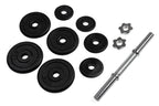 VirtuFit Adjustable Dumbbell Set Pro - Ensemble d'haltères - Fonte - 1 x 15 kg