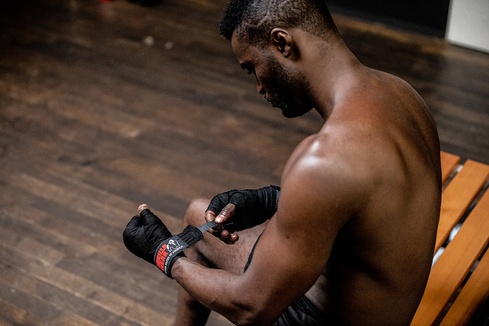 Gorilla Wear Boxing Hand Wraps - Noir