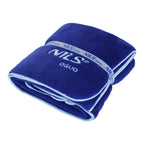 NILS Aqua Microvezel Badstof Handdoek - Donkerblauw - 160 x 80 cm