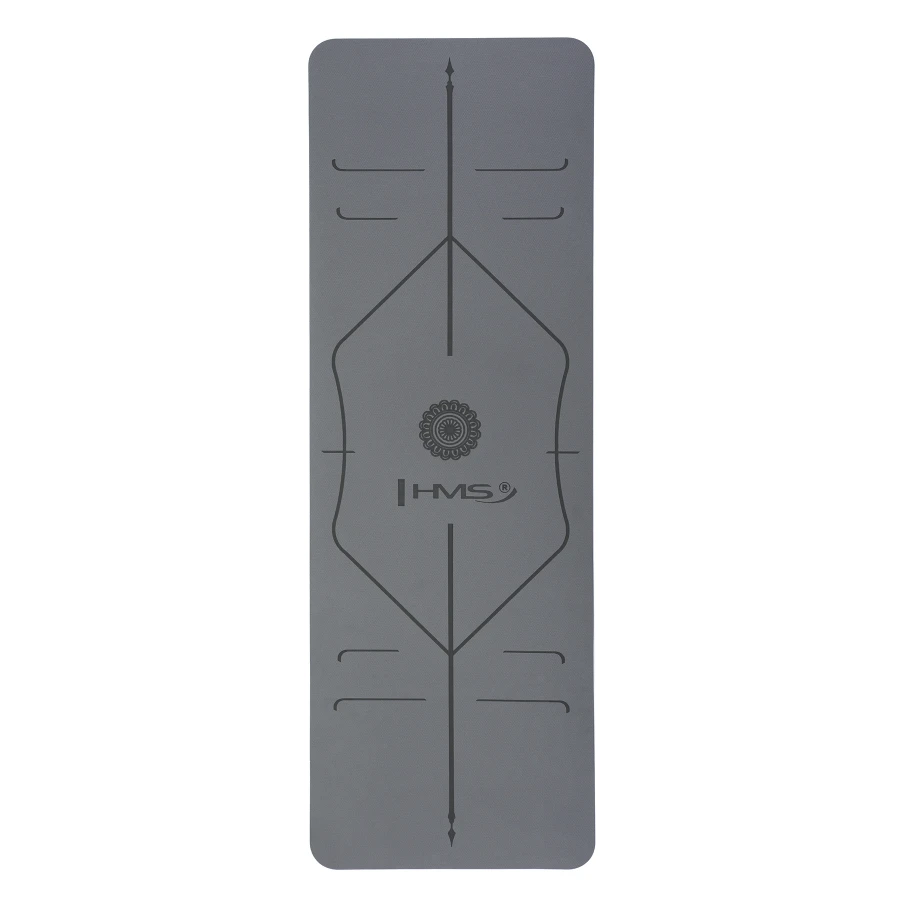 HMS Yoga Mat - Grijs - 12 mm