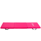 HMS Premium Tapis de Fitness Pliant - rose