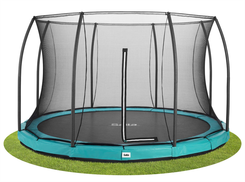 Salta Comfort Edition Ground Trampoline met Veiligheidsnet - 396 cm - Groen
