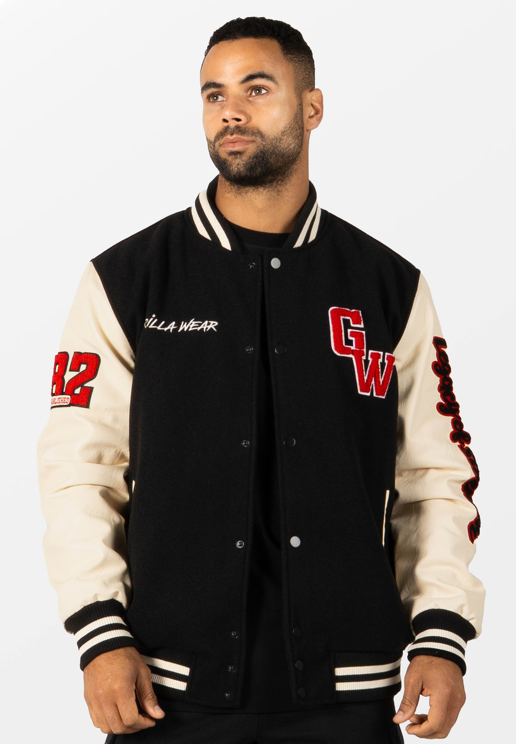 Gorilla Wear Saint Louis Varsity Jacket - Noir
