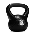 VirtuFit PVC Kettlebell - 8 kg - Zwart - Tweedekans