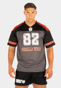 Gorilla Wear Tyler Football Jersey - Noir/Rouge