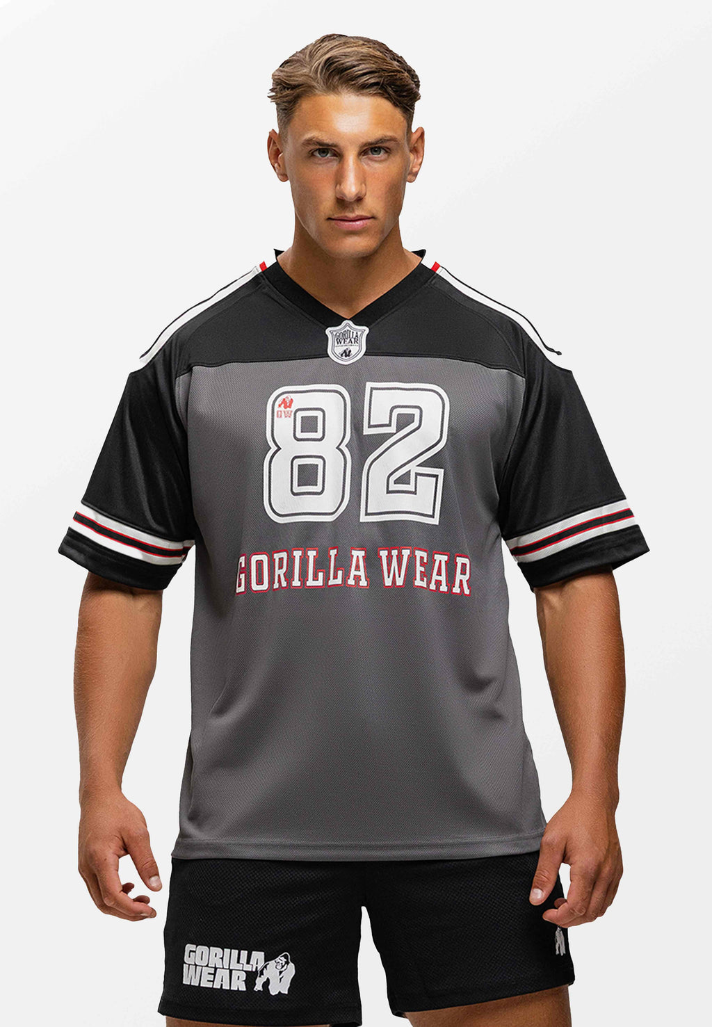 Gorilla Wear Tyler Football Jersey - Noir/Blanc
