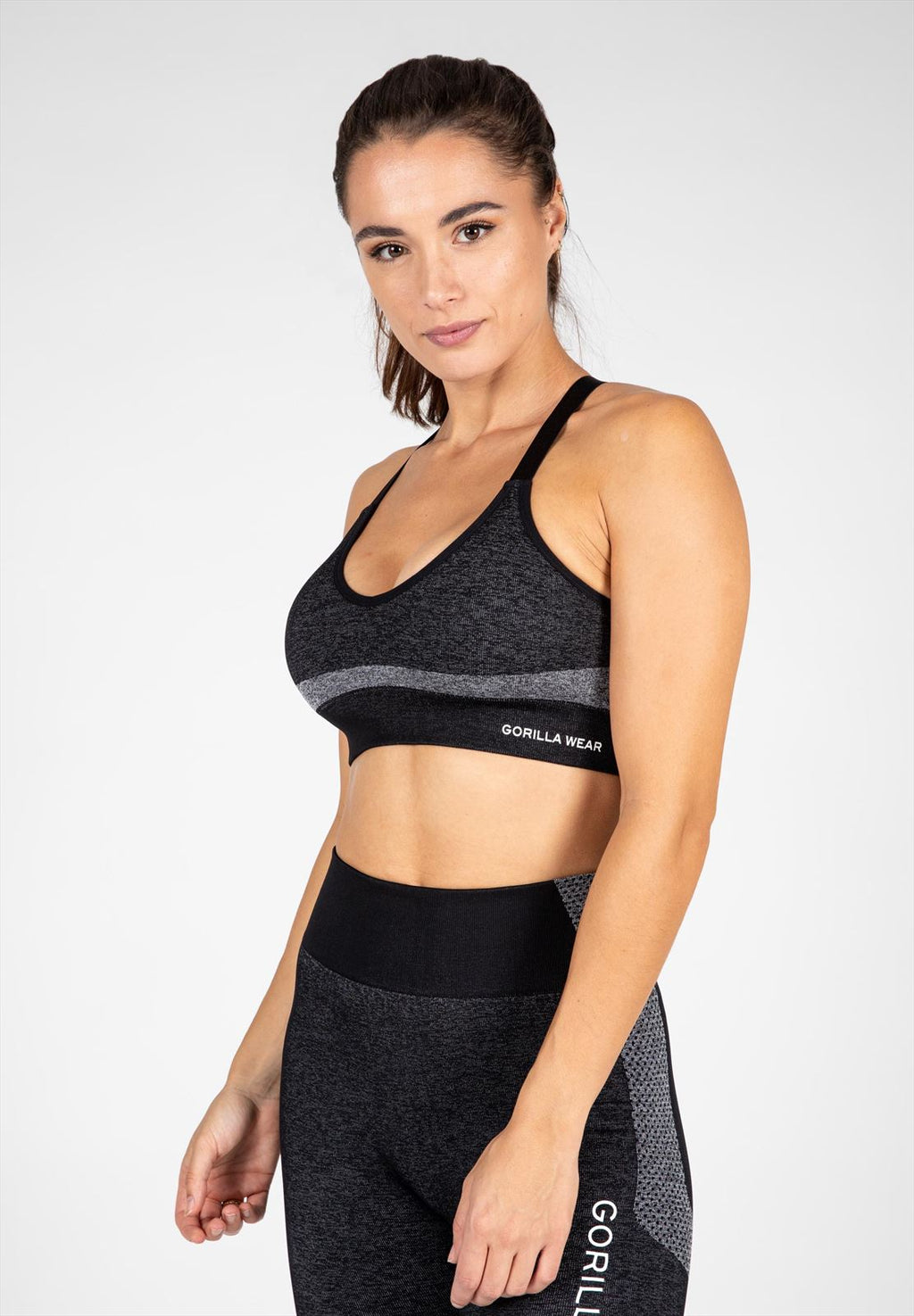 Gorilla Wear Selah Seamless Sports Bra - Noir
