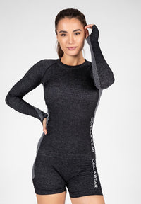 Gorilla Wear Selah Seamless Long Sleeve - Zwart