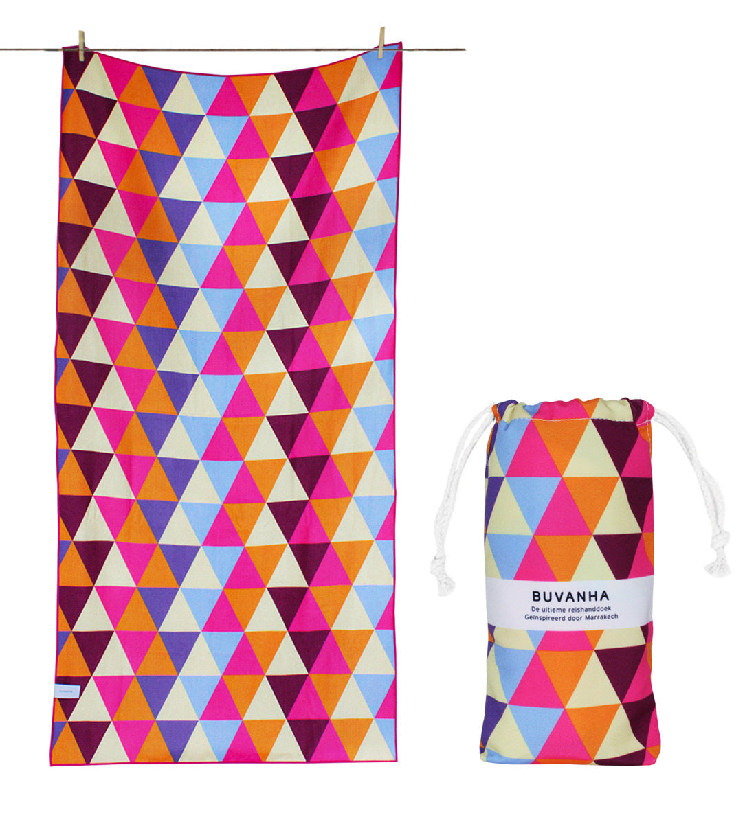Buvanha Reishanddoek Marrakech - 160 x 80 cm