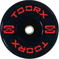 Toorx Fitness Bumper Plate - Plaque de poids olympique - 25 kg
