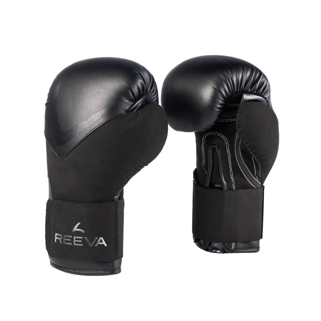 Reeva Gants de boxe - Cuir - Noir
