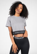 Gorilla Wear Colby Cropped T-shirt - Grijs - L