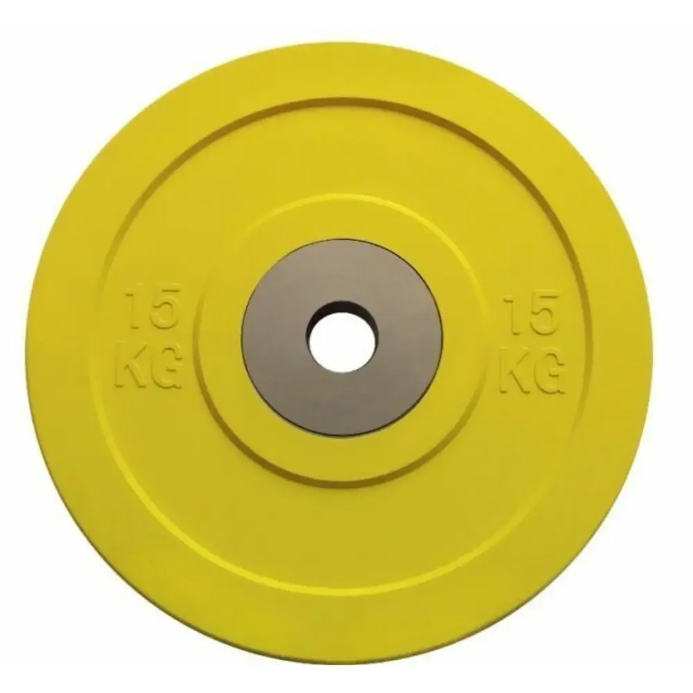 Toorx Fitness Bumper Plate - Plaque de Poid Olympique - 15 kg