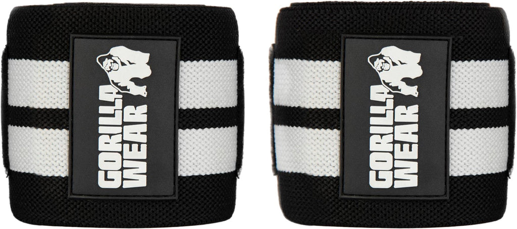 Gorilla Wear Bandages pour coudes - Noir/Blanc
