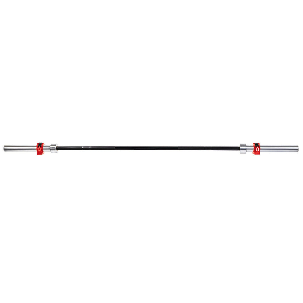 HMS Premium Barre Olympique - 50 mm - 201 cm - Rouge