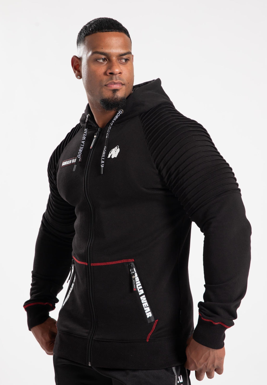 Gorilla Wear Georgia Zipped Hoodie - Noir