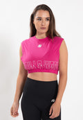 Gorilla Wear Albion Oversized Crop Top - Rose