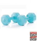 Gymstick Active Vinyl Dumbbell Set - Blauw - 2 x 3 kg
