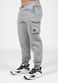 Gorilla Wear Hudson Pantalon Jogging Cargo - Gris m&eacute;lang&eacute;