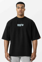 Gorilla Wear Idaho Oversized Waffle T-shirt - Noir