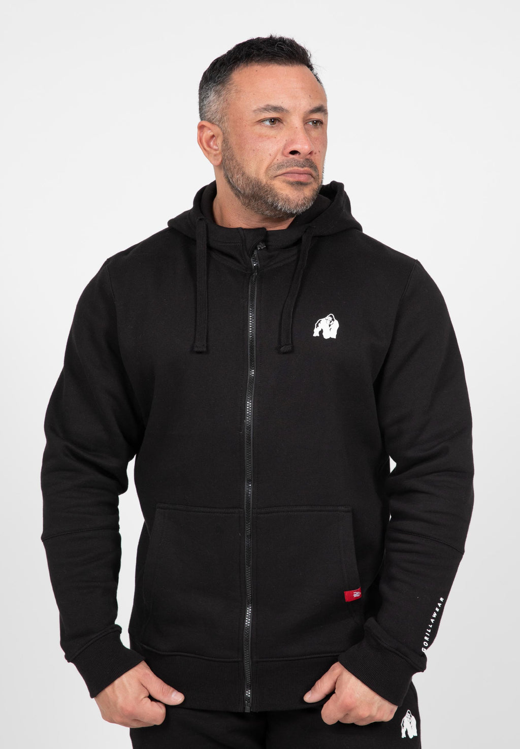 Gorilla Wear Leon Zipped Hoodie - Zwart