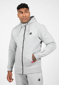 Gorilla Wear Leon Zipped Hoodie - Grijs