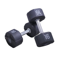 Lifemaxx Ronde PU Dumbbell Set - 2 x 58 kg