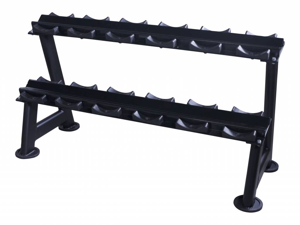 Lifemaxx LMX Dumbbellrack 15 Sets - Zwart