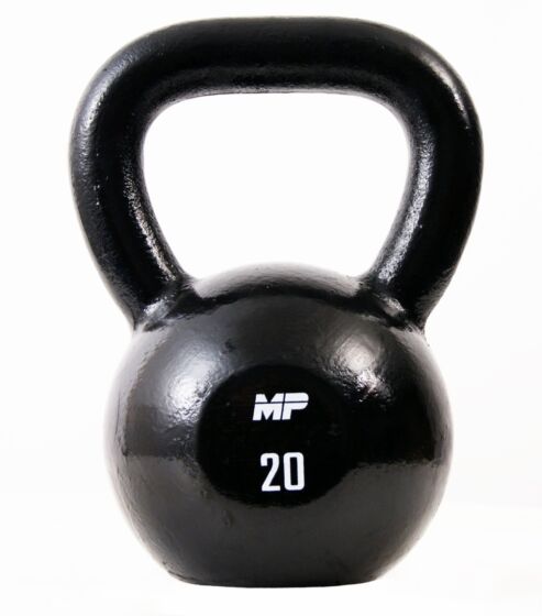 Muscle Power Kettlebell en fonte - Noir - 20 kg