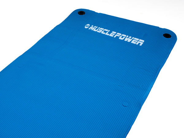Muscle Power Tapis de fitness - Bleu - 190 x 60 x 1,5 cm