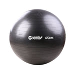 Muscle Power Ballon de Fitness Anti-Éclatement - Noir - 65 cm