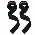 NRG Fitness Sangles de Levage - Sangles de Deadlift - Deluxe Noir