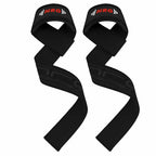 NRG Fitness Sangles de Levage - Sangles de Deadlift - Deluxe Noir