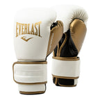 Everlast Powerlock 2R Gants De Boxe - Blanc/Doré