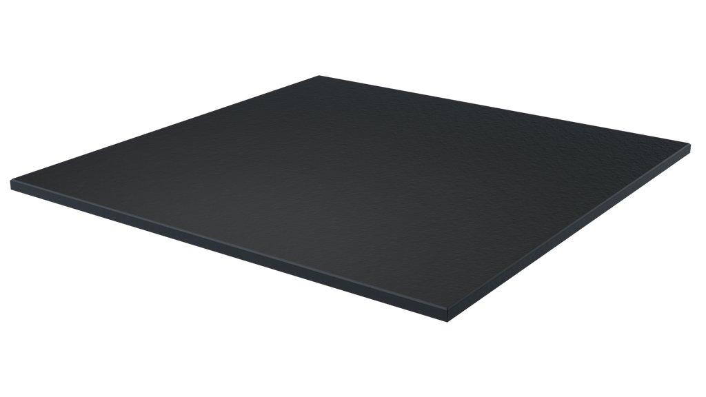 Flow Fitness Rubberen Tegel met Waterdichte SBR-laag - 100 x 100 x 2 cm