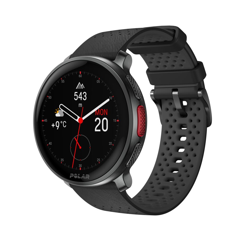 Polar Vantage V3 Sport Smartwatch met GPS - Zwart/Grijs - S-L