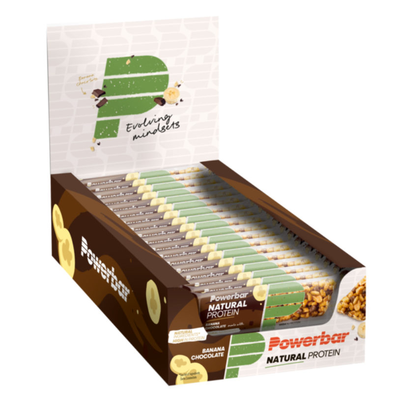 Powerbar Natural Protein Bar - 18 x 40 gr - Banaan Chocolade
